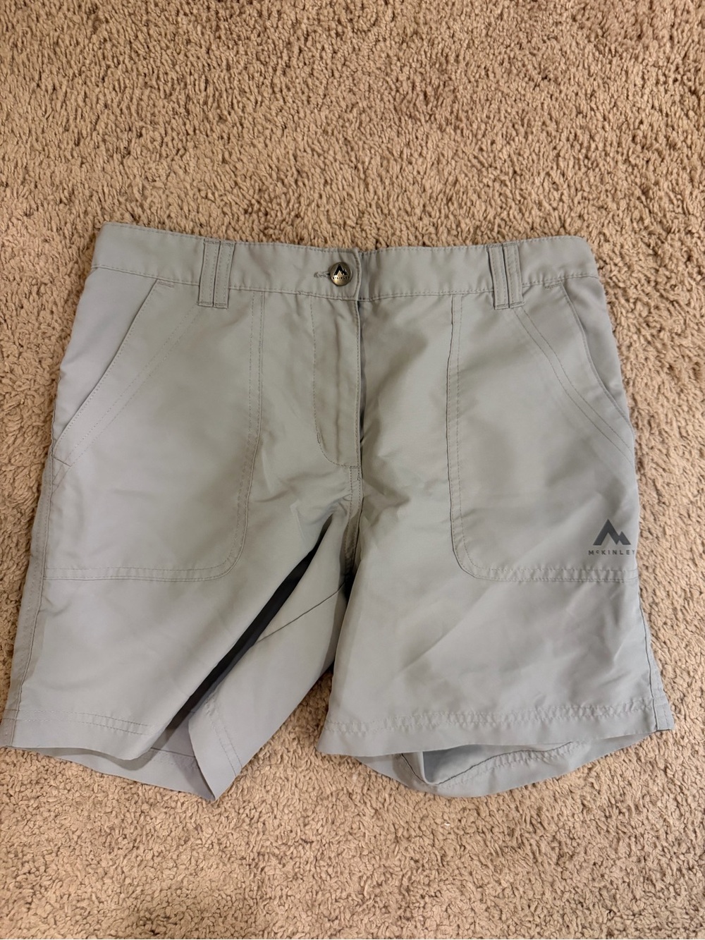 McKinley Women's Light Gray Outdoor Bermudas